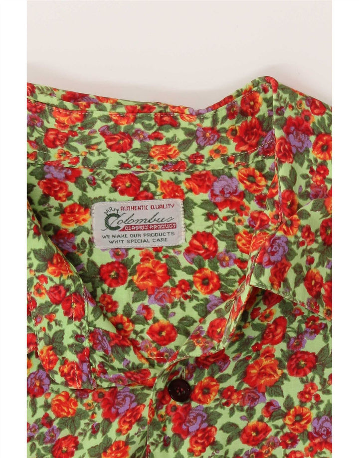 Camisa Colombus Hombre Grande Multicolor Floral