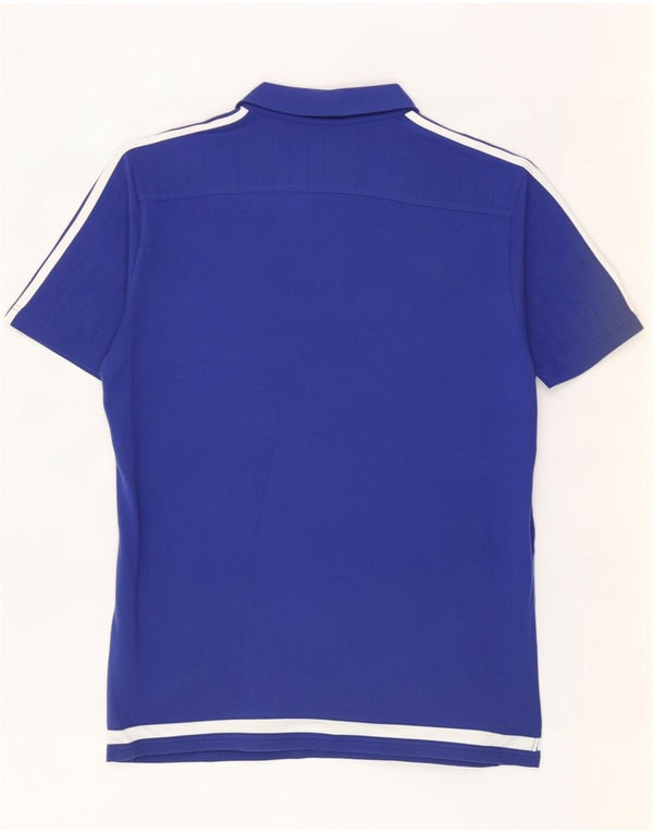 Adidas Hombre Chelsea FC Polo XL Azul Colorblock Algodón