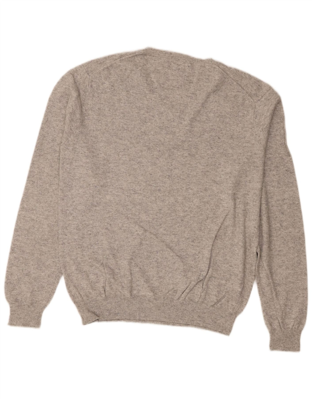 Sun68 - Jersey con cuello en V para hombre, talla grande, algodón gris