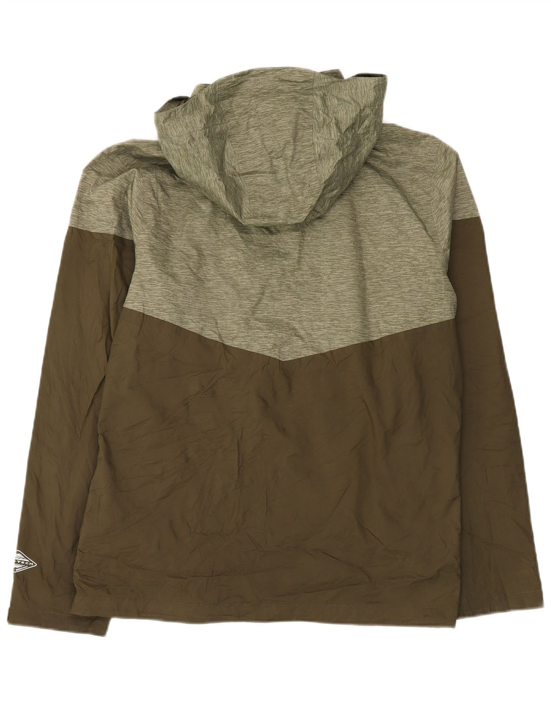 Columbia Chubasquero con capucha para hombre ES 38 Poliéster color caqui mediano