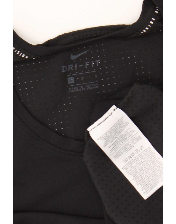Nike Dri Fit Graphic Chaleco para hombre, talla grande, poliéster negro