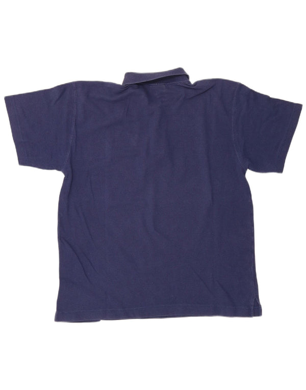 Polo Reebok Hombre Mediano Azul Marino Algodón
