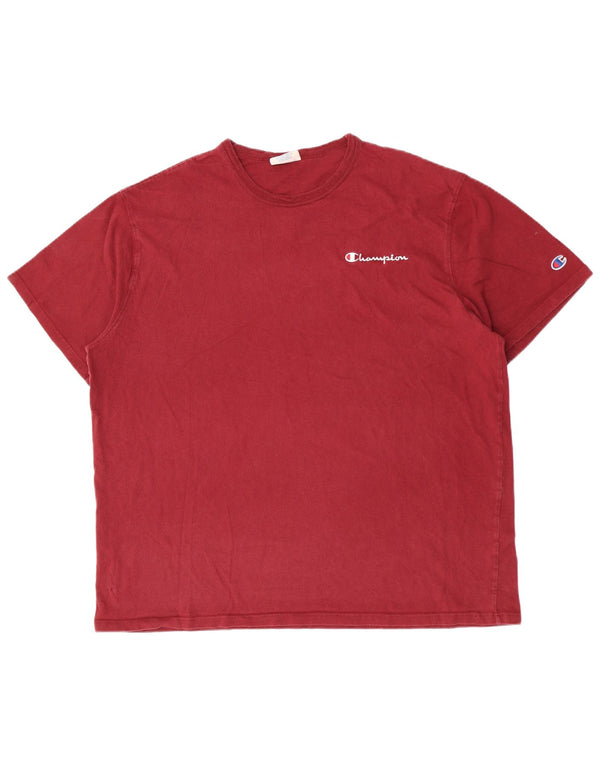 Champion Heritage Camiseta para hombre Top 2XL Algodón burdeos
