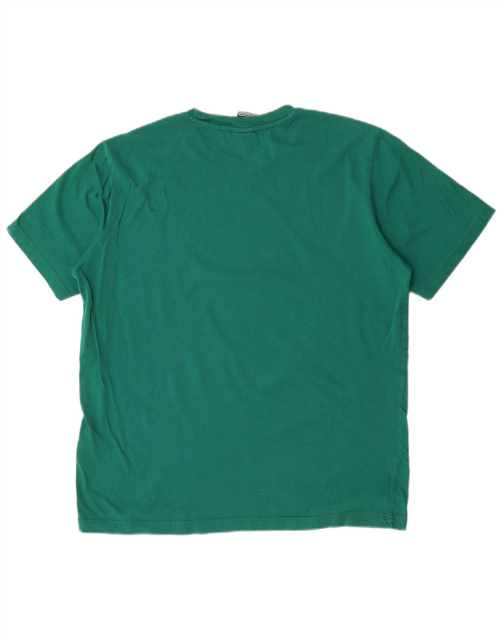 Champion - Camiseta para hombre, talla grande, color verde, algodón