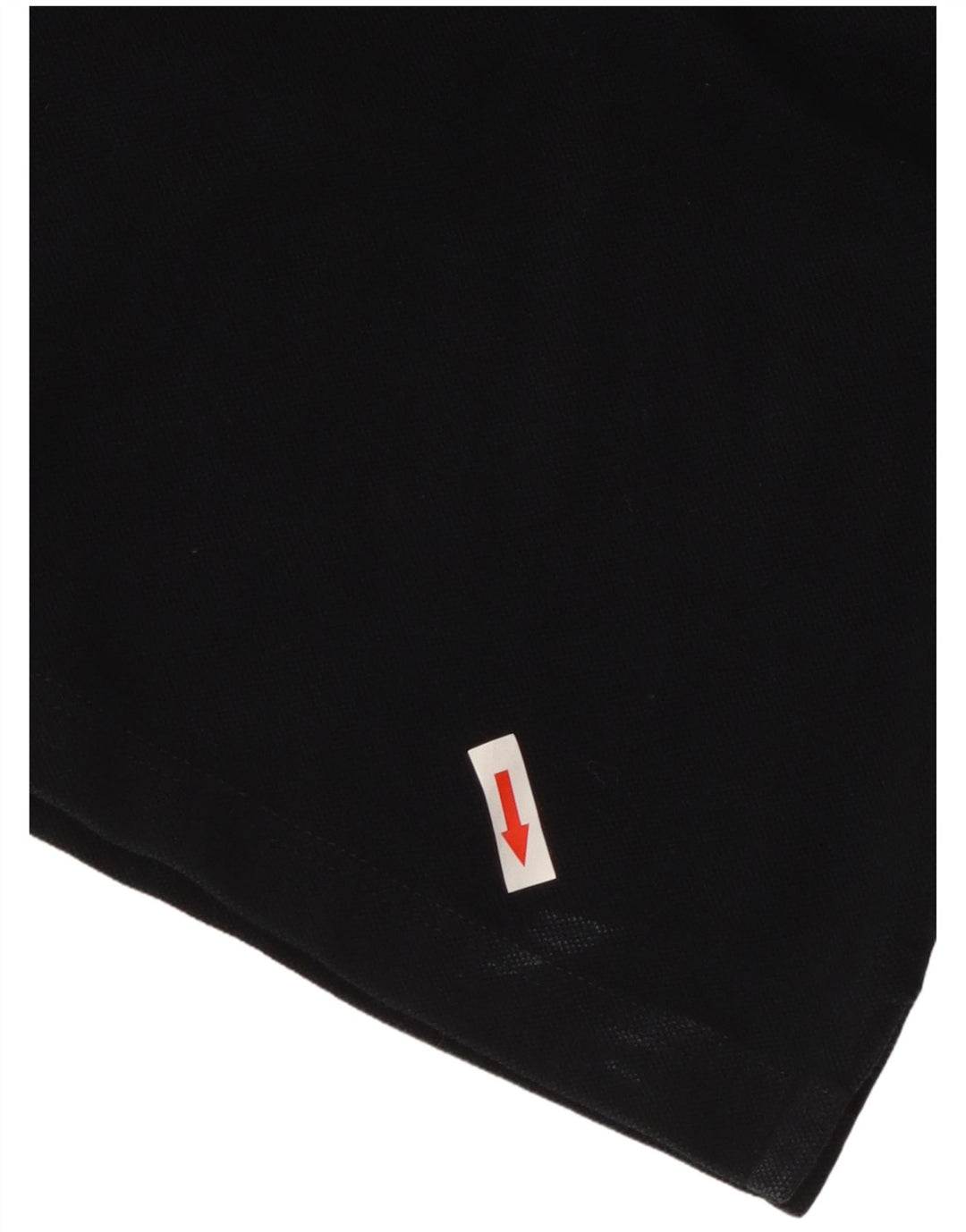 Fred Perry Polo para hombre grande de algodón negro