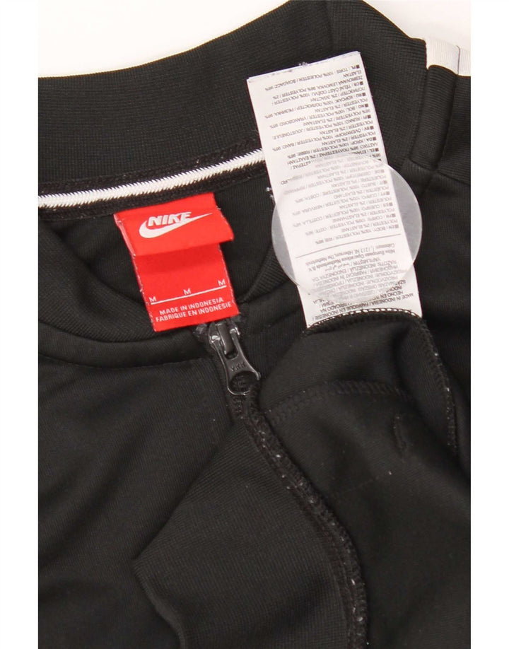 Nike - Chaqueta de chándal para hombre, color negro medio, poliéster con bloques de color