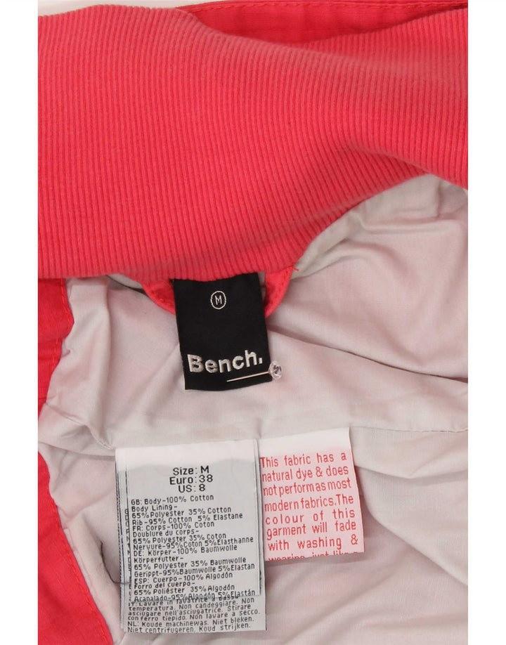Chaqueta bomber para mujer Bench UK 44 Algodón rosa medio