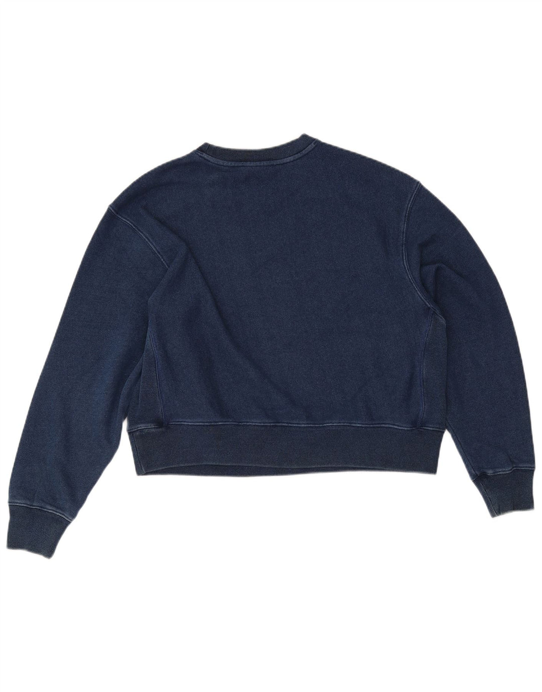 Champion Sudadera Corta De Gran Tamaño para Mujer UK 14 Medium Azul Marino
