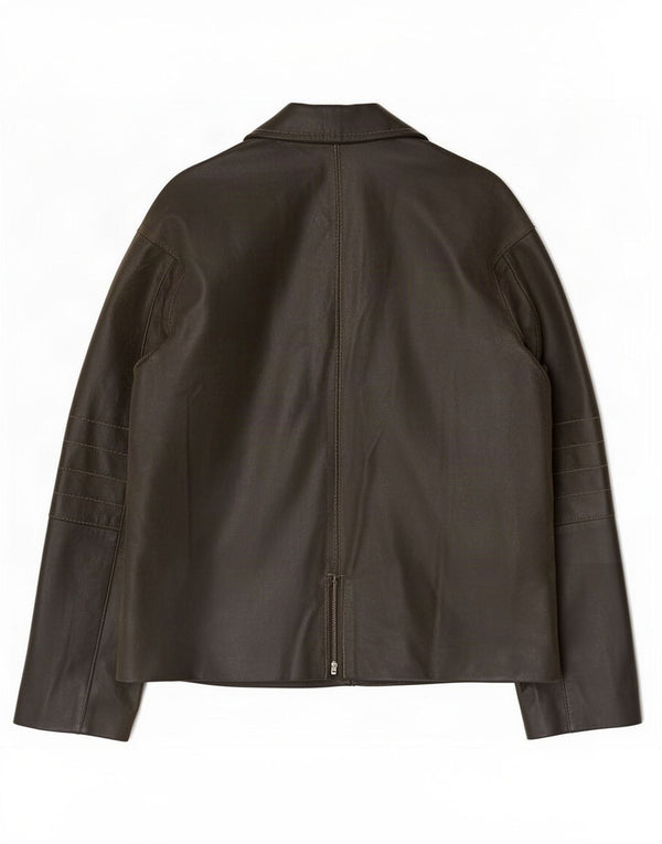 Conbipel Chaqueta de cuero para hombre IT 48 Medium Khaki