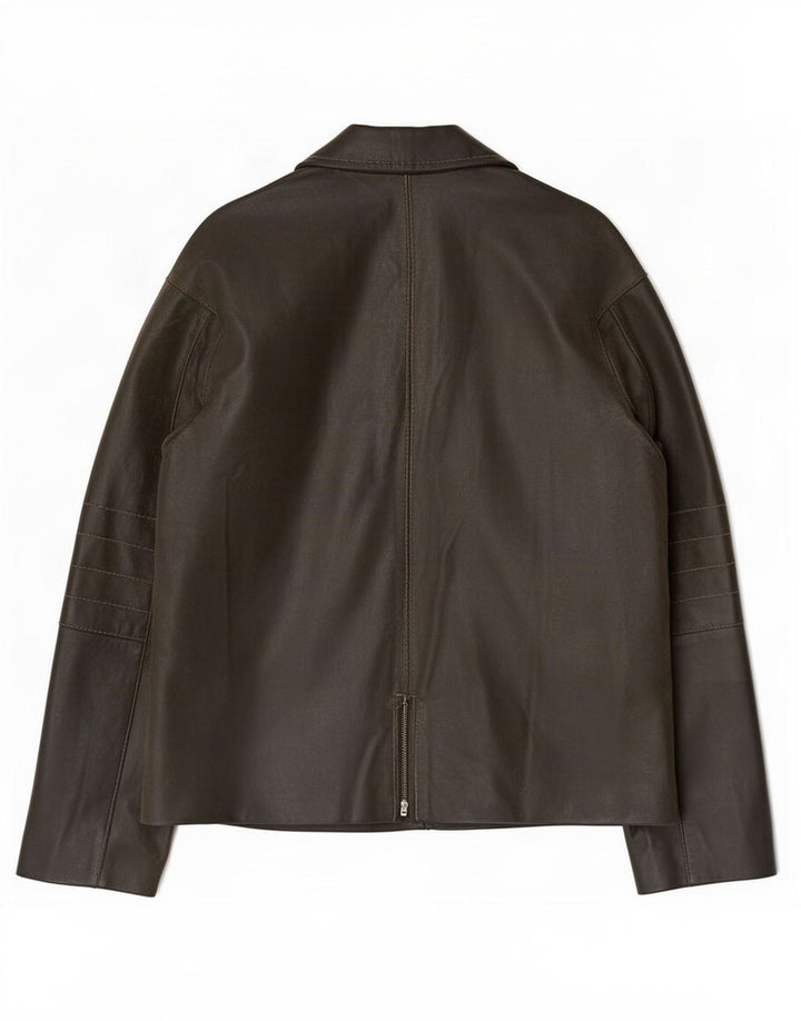 Conbipel Chaqueta de cuero para hombre IT 48 Medium Khaki