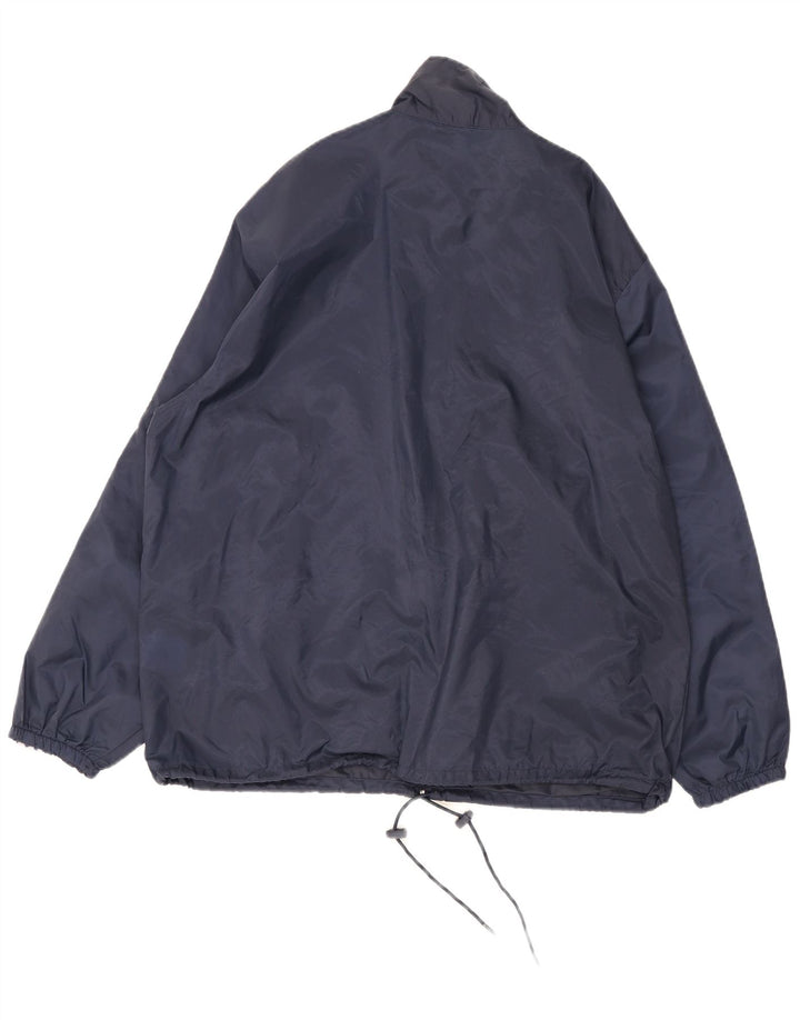 Lotto Chubasquero Hombre UK 38 Medium Azul Marino Colorblock Nylon