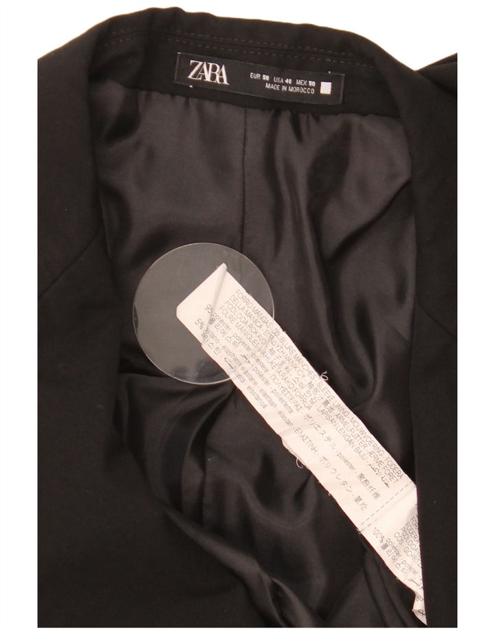 Zara Chaqueta tipo blazer de 2 botones para hombre EU 50 Mediano Negro Poliéster