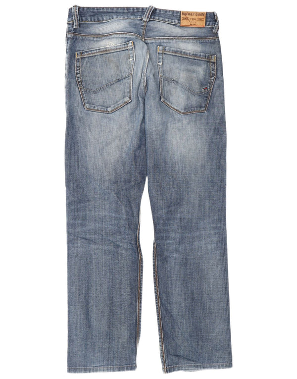 Tommy Hilfiger Vaqueros rectos para hombre W34 L32 Azul