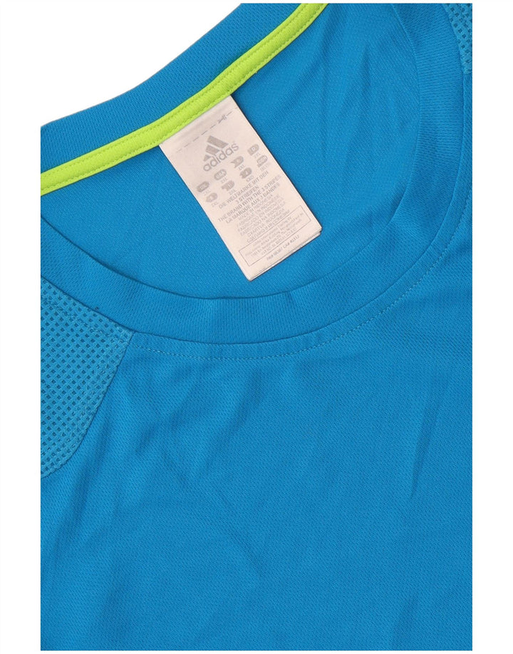 Adidas Camiseta Hombre Top 2XL Azul Poliéster