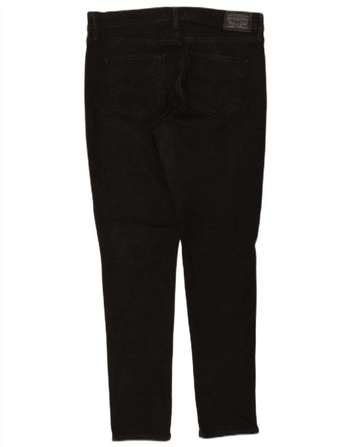 LEVI'S Mujer 311 Shaping Skinny Jeans W31 L30 Algodón Negro