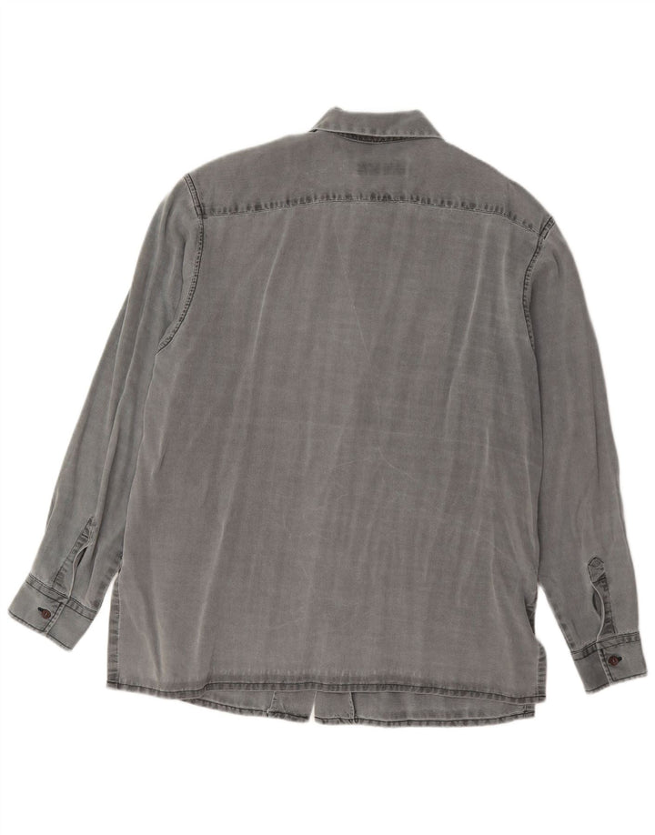 Camisa Cerruti Hombre Gris Medio Viscosa