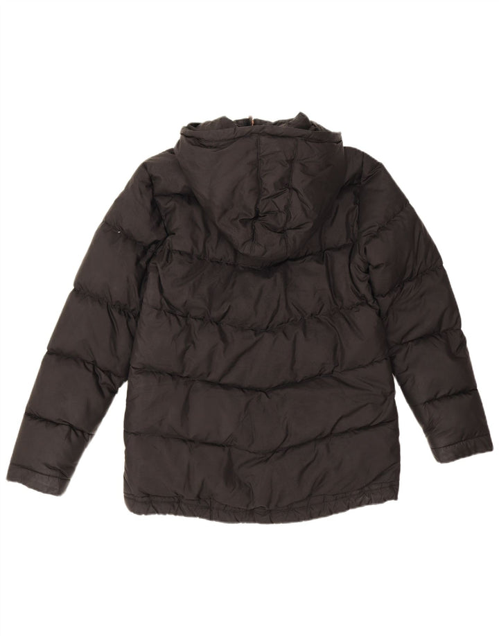 Puma Chaqueta acolchada con capucha para mujer UK 40 Mediana Poliéster negro