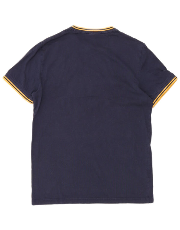 Camiseta Fred Perry Hombre Top Small Azul Marino Algodón
