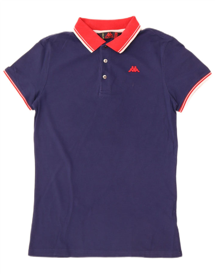 Kappa Polo Hombre Grande Azul Marino Algodón