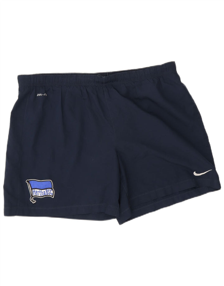 Nike Pantalones cortos deportivos Dri Fit para hombre XL Azul marino