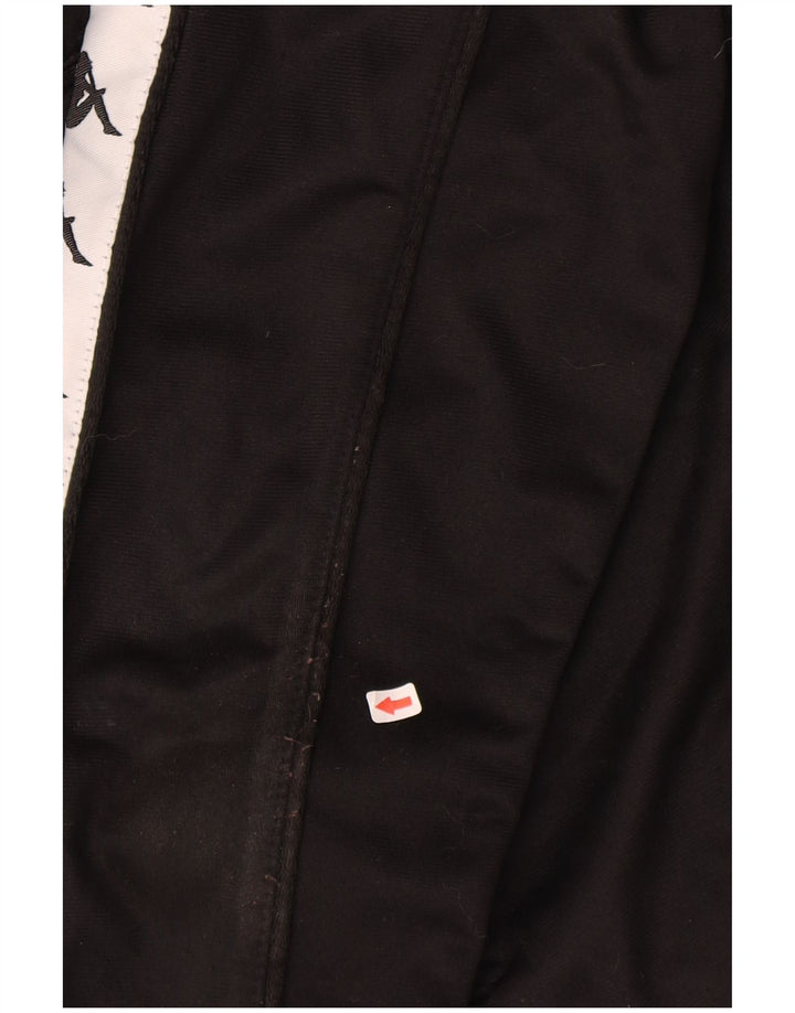 Kappa - Chaqueta de chándal con gráfico para niños, 13-14 años, color negro