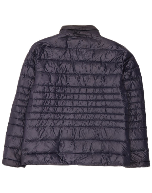 Crew Clothing Chaqueta acolchada con capucha para hombre UK 42 XL Azul marino Nylon