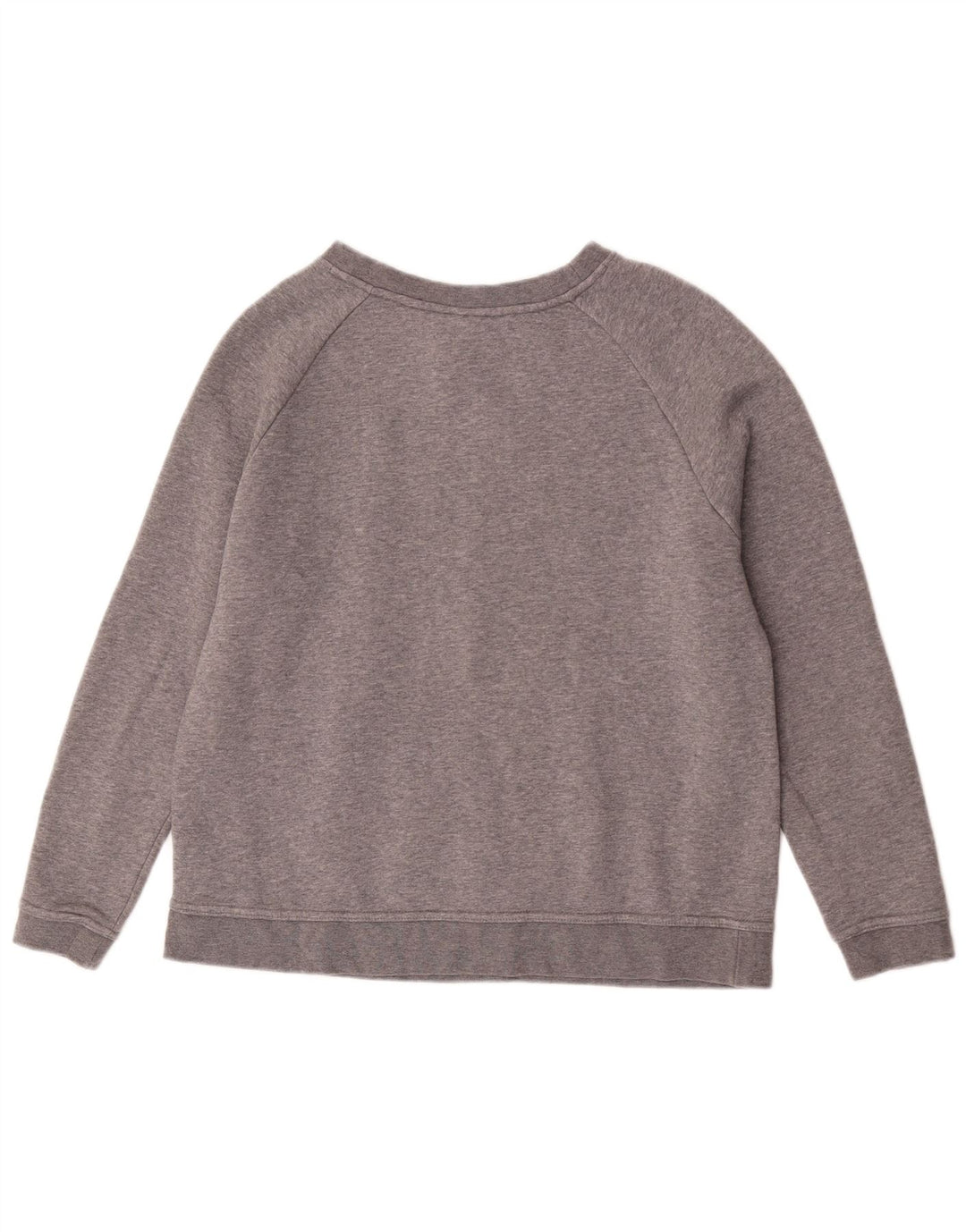 Nike - Sudadera gráfica para mujer, talla 40, algodón moteado gris medio