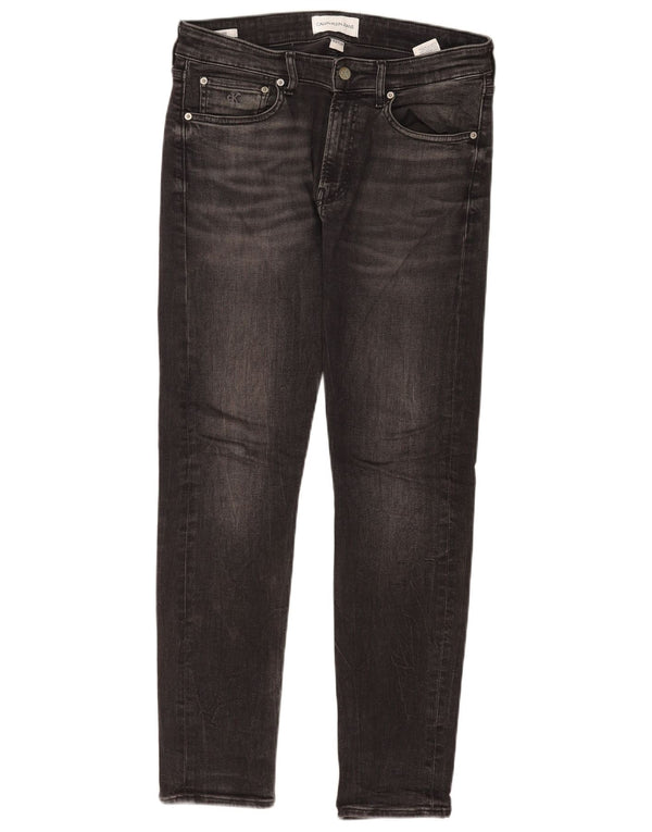 Calvin Klein Jeans cónicos para hombre W30 L30 Algodón negro
