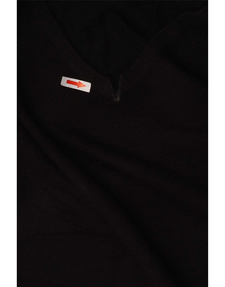 Marks & Spencer - Jersey con cuello en V para hombre, talla 41/43, color negro