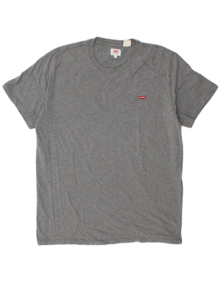 Camiseta Levi's para hombre Top grande gris moteado