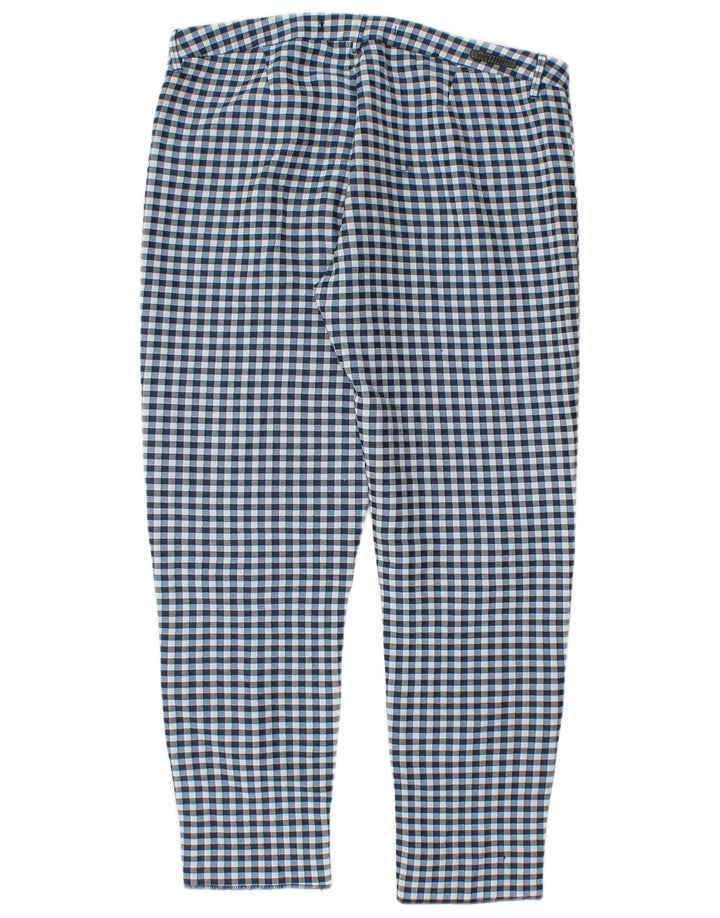 GUESS Pantalones casuales cortos para mujer W29 L25 Blue Gingham