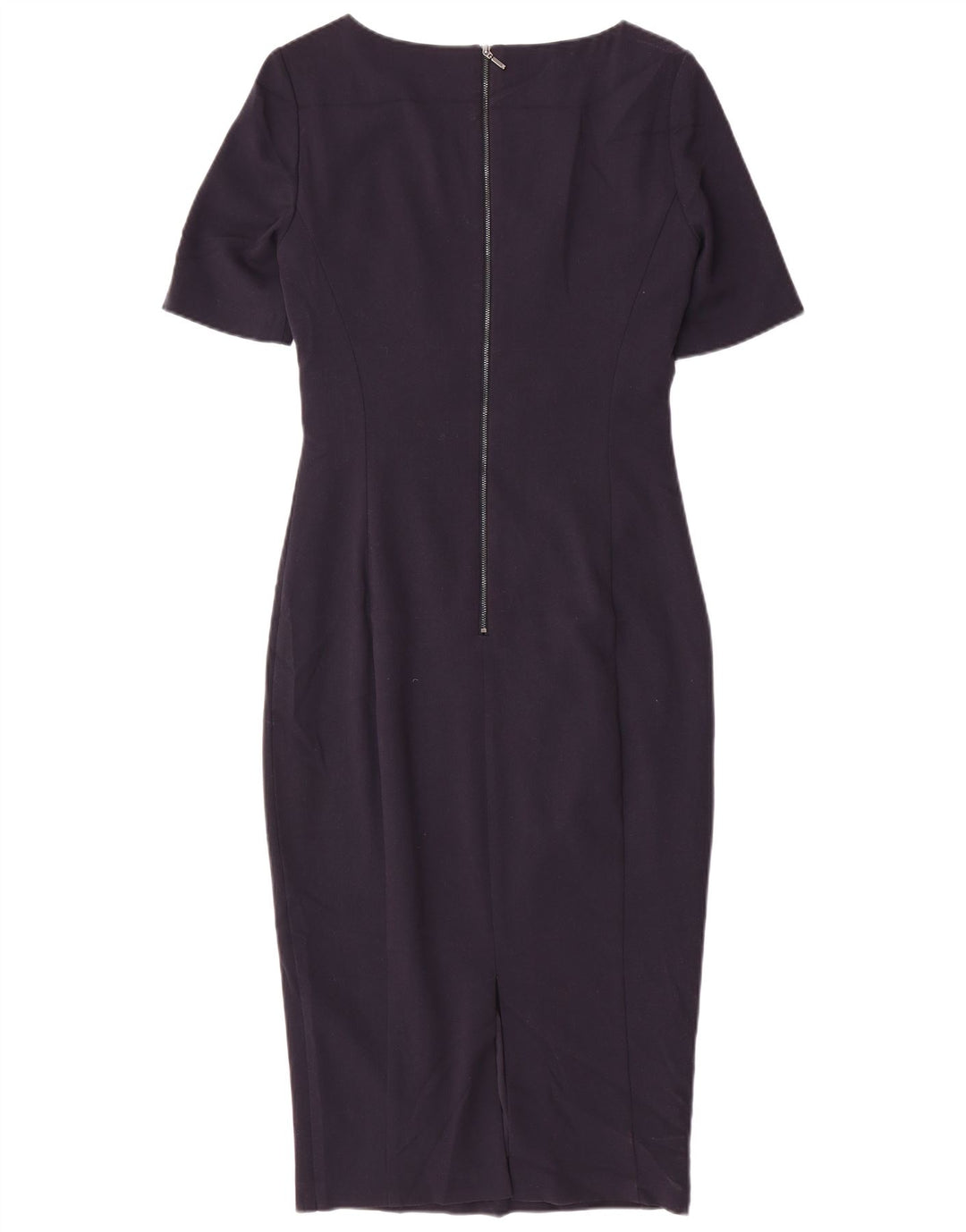 Marks & Spencer Vestido ajustado para mujer UK 10 Pequeño Poliéster azul marino