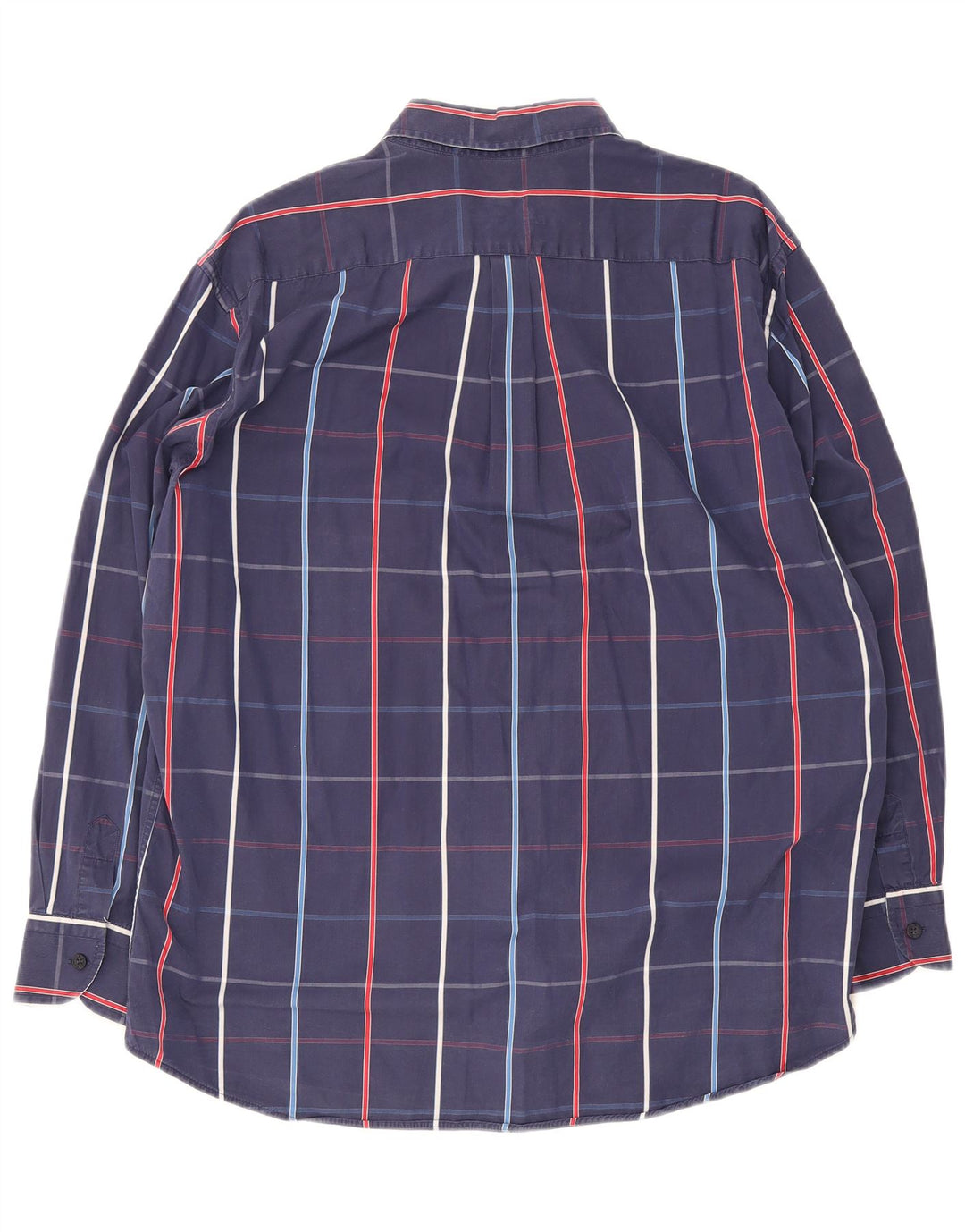 Harmont & Blaine Camisa de corte regular para hombre 2XL Azul a cuadros