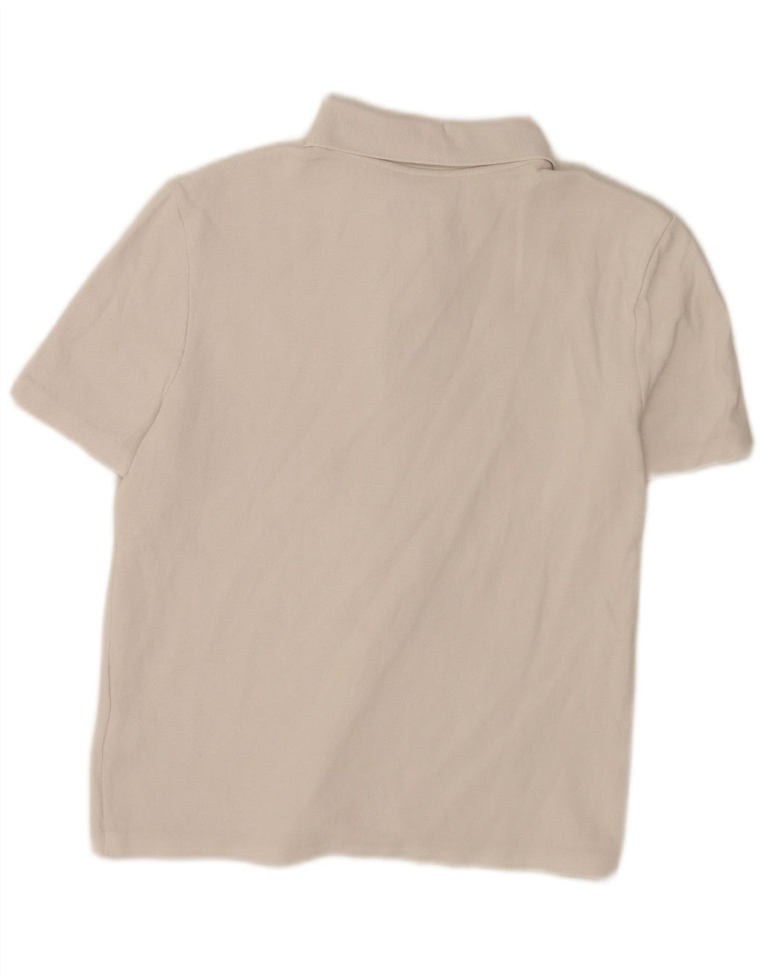 Polo Lacoste de corte regular para mujer talla 40 algodón blanco mediano