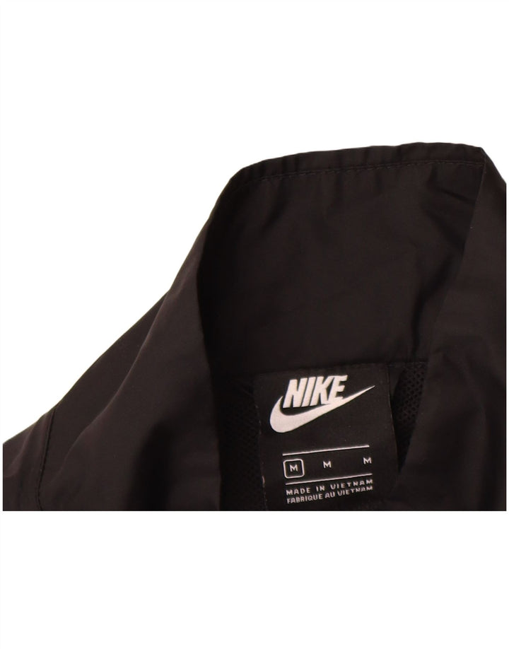 NIKE Hombre Chándal Top Chaqueta Mediano Negro Poliéster