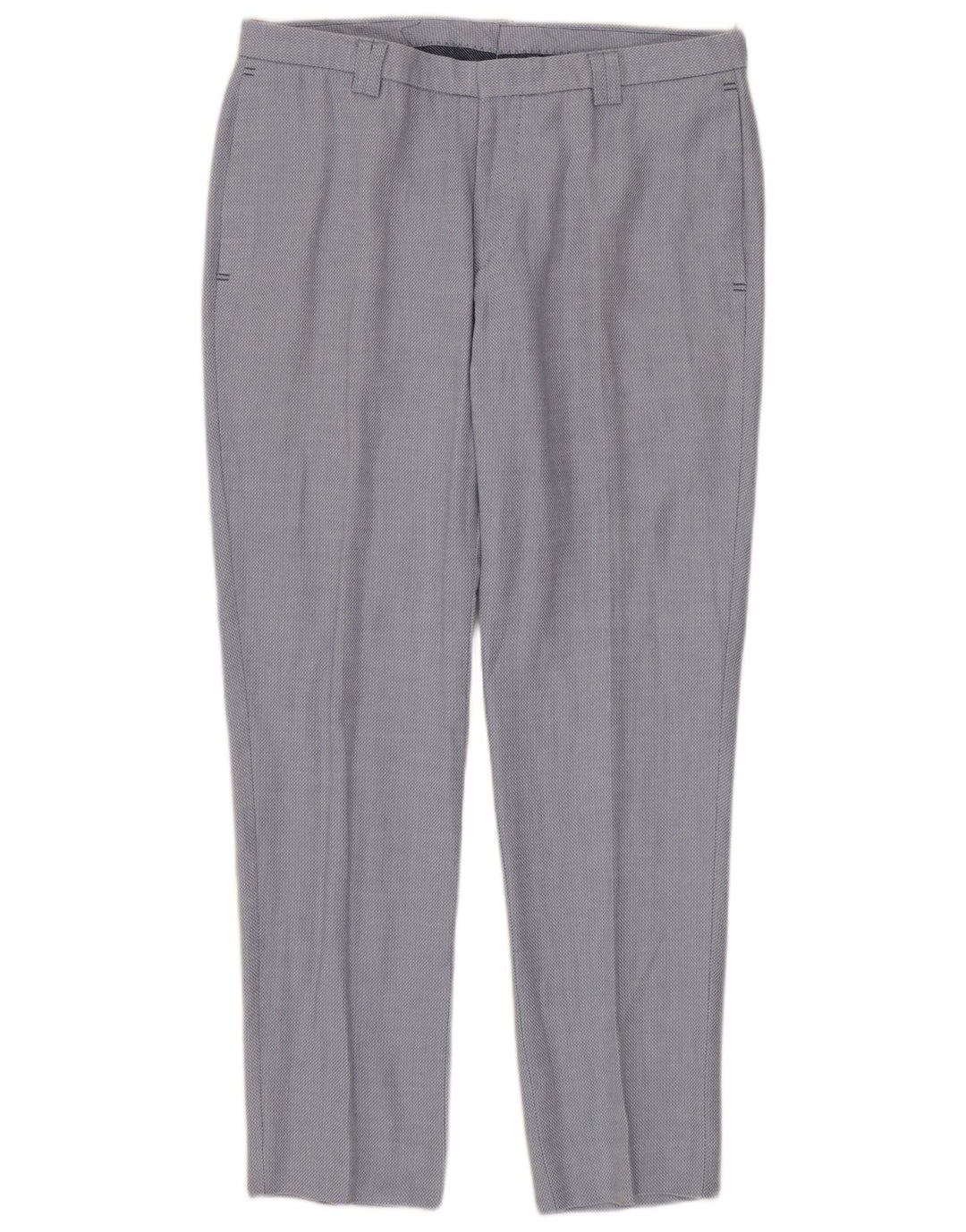 ZARA Pantalón chino slim para hombre EU 40 Medium W31 L30 Azul