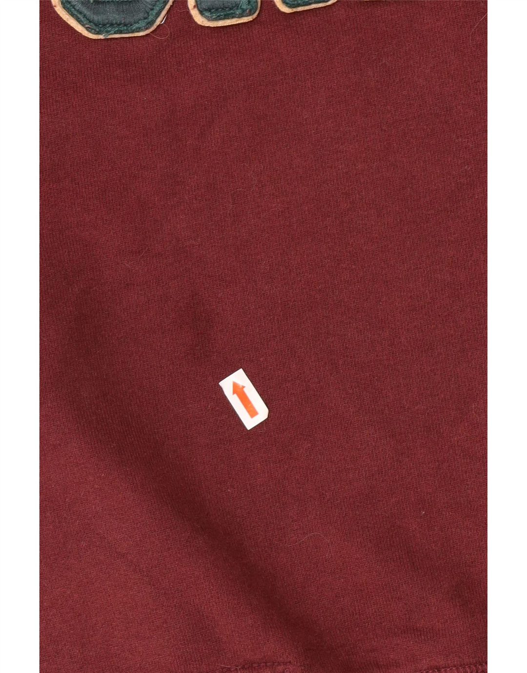 Superdry Hombre Sudadera Gráfica Jumper Large Algodón Borgoña