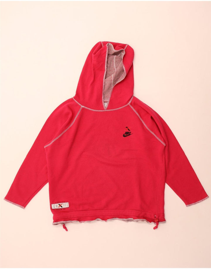 Nike - Sudadera con capucha para mujer, talla 40, talla grande, algodón rosa