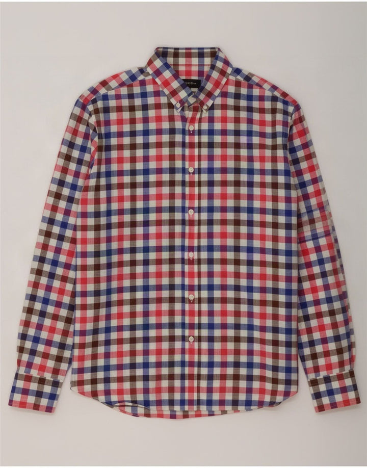 Camisa Hombre Massimo Dutti XL Cuadros Multicolor