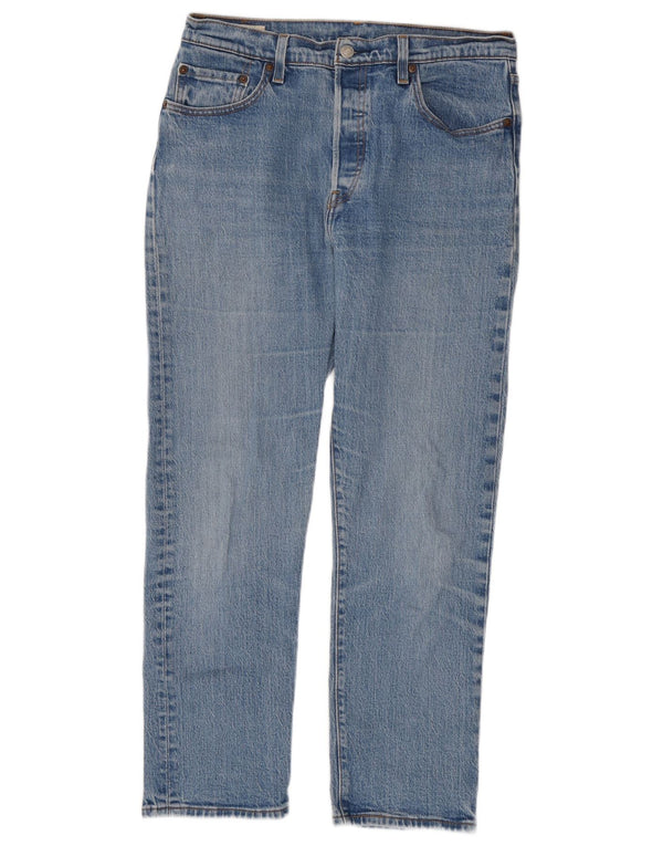 Vaqueros Levi's Mujer 501 Rectos W29 L28 Algodón Azul