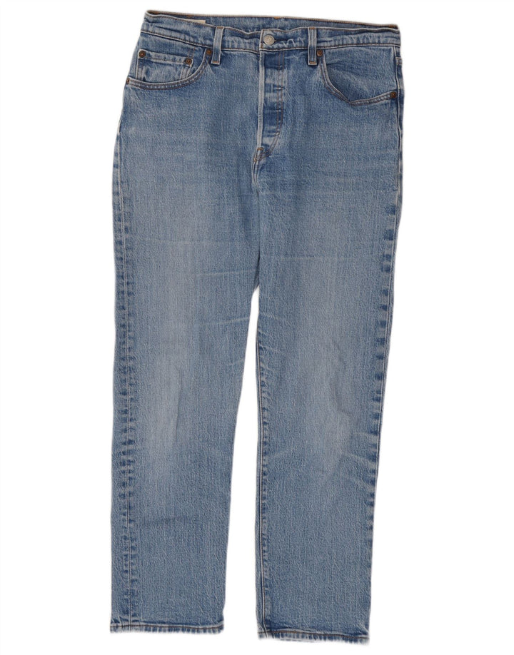 Vaqueros Levi's Mujer 501 Rectos W29 L28 Algodón Azul