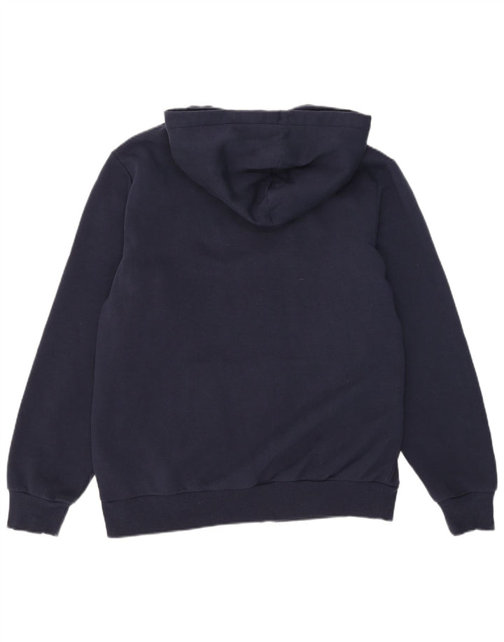 Converse Hombre Zip Sudadera con capucha Suéter Medio Azul Marino Algodón