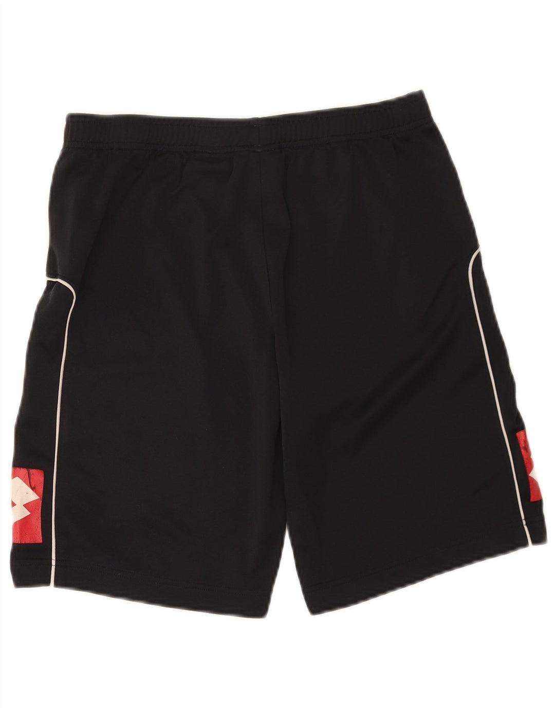 LOTTO Pantalones cortos deportivos gráficos para hombre UK 38/40 Mediano Negro Poliéster
