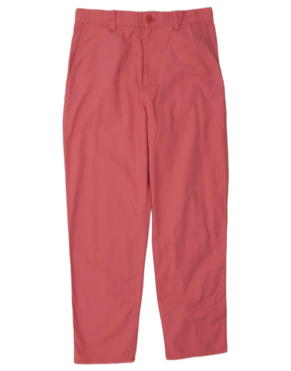 COS Pantalones chinos rectos de cintura alta para mujer EU 40 Medium W30 L27 Rosa