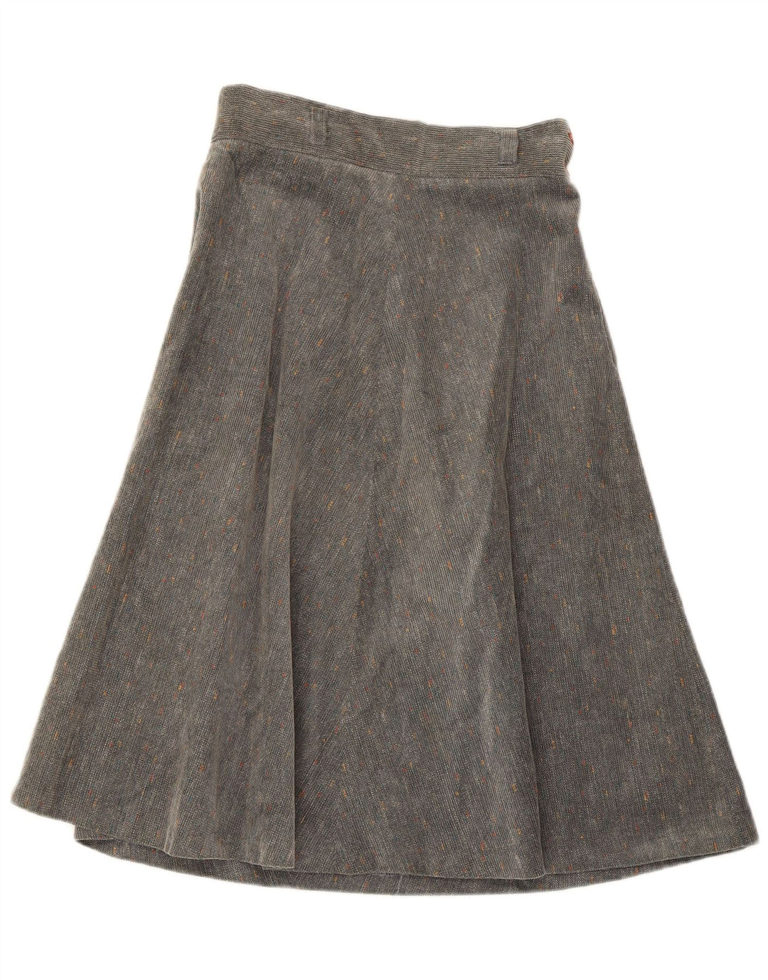 BRUGI Falda acampanada para mujer W28 Algodón moteado gris medio