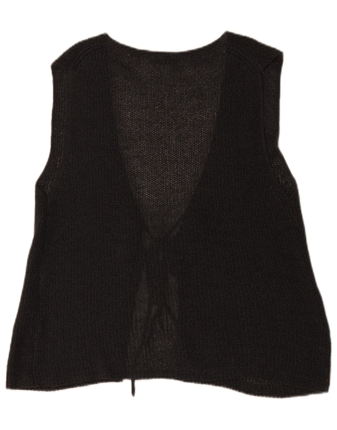 Massimo Dutti Cárdigan Sin Mangas para Mujer UK 44 Gris Medio