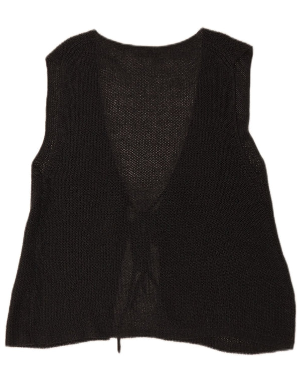 Massimo Dutti Cárdigan Sin Mangas para Mujer UK 44 Gris Medio