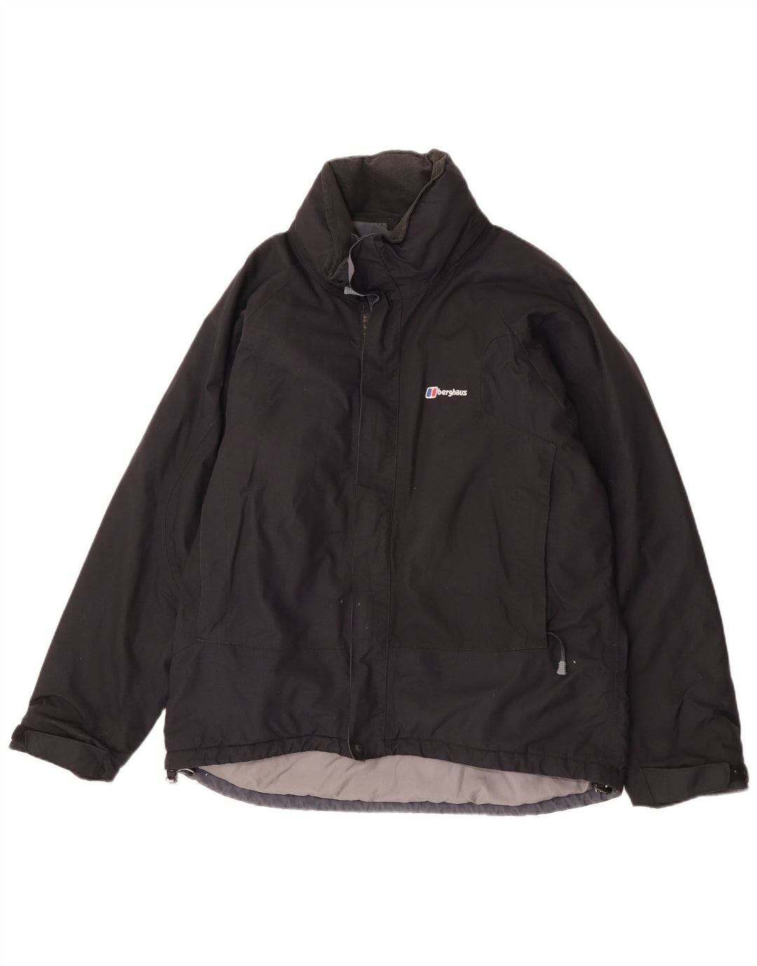 Berghaus Chaqueta impermeable con capucha para hombre UK 38 Medium Black Nylon