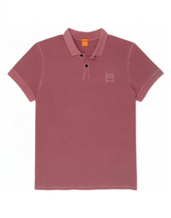 Hugo Boss Polo Slim Fit para hombre 3XL Algodón rojo