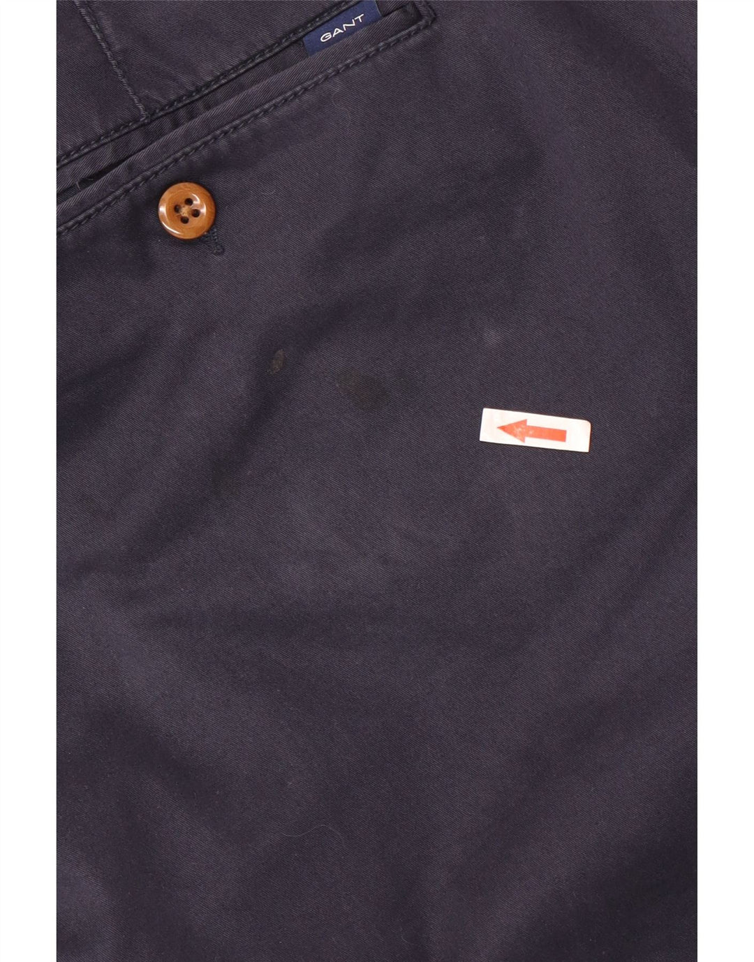 Gant Pantalón chino regular para hombre W38 L30 Algodón azul marino